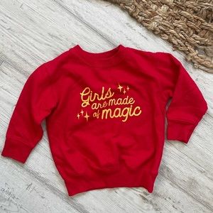 Girls are made of magic Sweatshirt